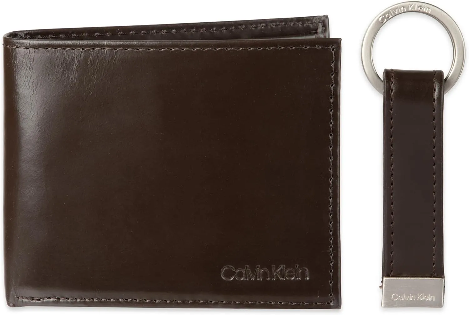 Calvin Klein Men's Wallet Sets-Minimalist Card Cases, Bifold Wallets