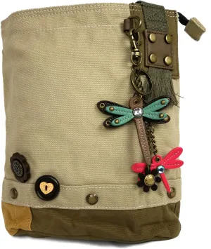 Chala Patchwork Crossbody Canvas Messenger Handbag (Tropical Fish)