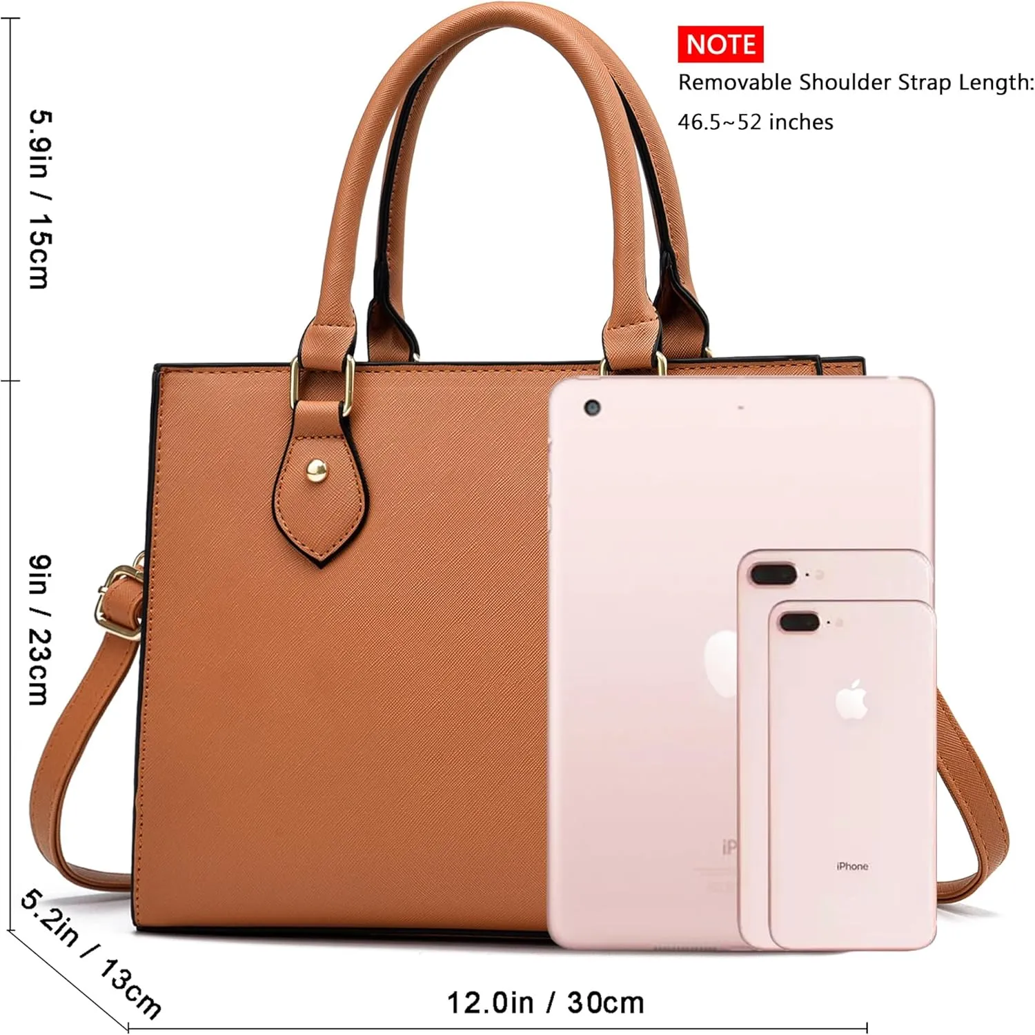 CHICAROUSAL Crossbody Purses and Handbags for Women PU Leather Tote Top Handle Satchel Shoulder Bags