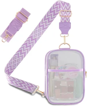 Clear Bag for Stadium Events Approved Concerts Outdoors See Through Sports Fan Handbags & Purses