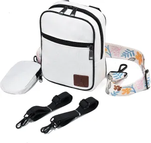Convertible Crossbody Bag for Men/Women,Adjustable Waist/Shoulder/Backpack with 2/3 Strap,Everyday Essentials Carrier