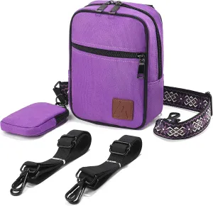 Convertible Crossbody Bag for Men/Women,Adjustable Waist/Shoulder/Backpack with 2/3 Strap,Everyday Essentials Carrier