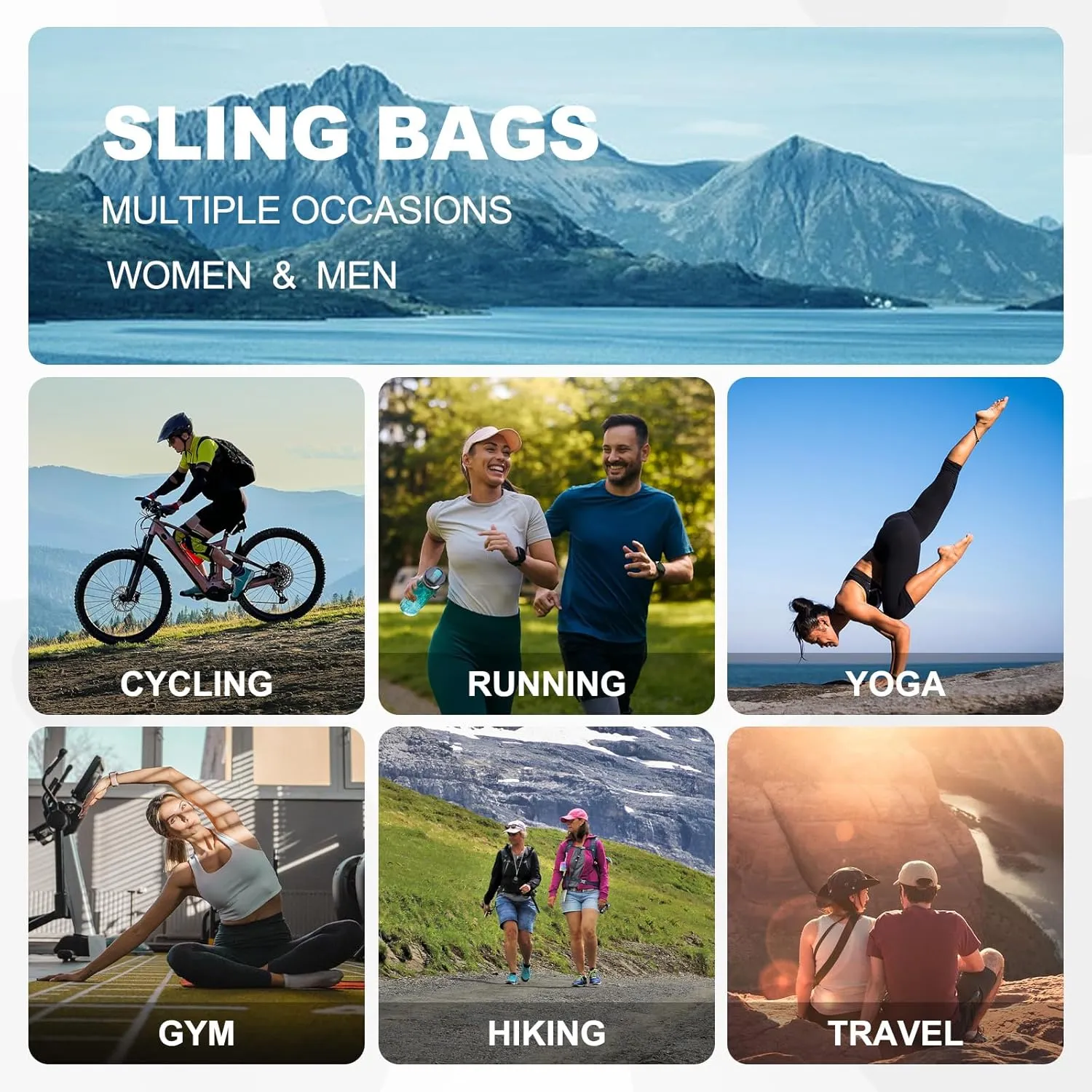 Convertible Sling Bag Crossbody Backpack, 11-Inch Pads Bags with Headphone Jack Shoulder Bag Casual Pack for Women Hiking Travel Cycling (Dark Green)
