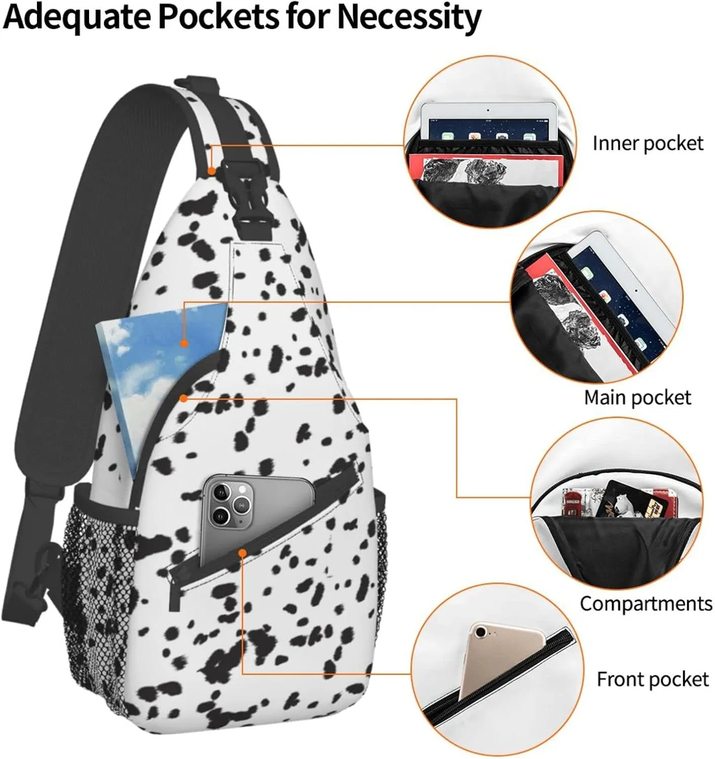 Corgi Sling Bag Crossbody Sling Backpack Gifts For Corgi Lovers Travel Chest Bag Daypack Purses Shoulder Bag Women Men's
