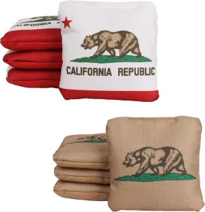Cornhole Bags Professional Grade Dual Sided Set of 8 Regulation Size 16 oz Includes Carry Bag