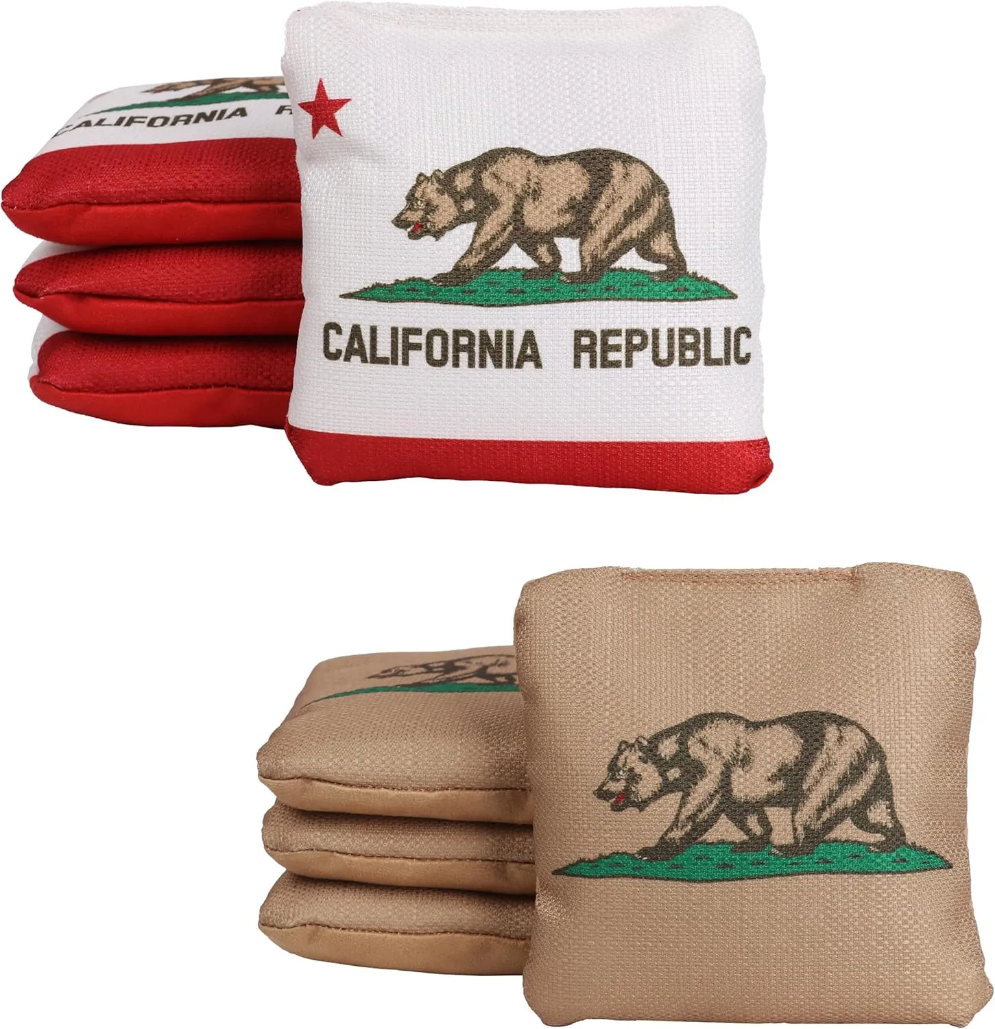 Cornhole Bags Professional Grade Dual Sided Set of 8 Regulation Size 16 oz Includes Carry Bag