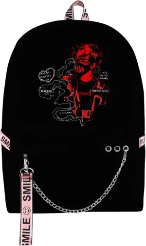 Corpse Husband Merch Backpack Adjustable Strap Bag Cosplay hree Piece travel Backpack (Backpack 2)