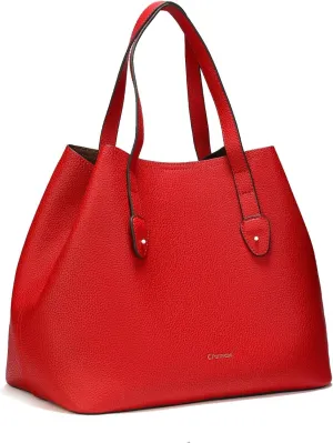 C.Paravano Large Capacity Tote Handbag | Full Grain Leather Tote Bag | Hobo Bag | Women's Top Handle Tote | Travel Work Tote