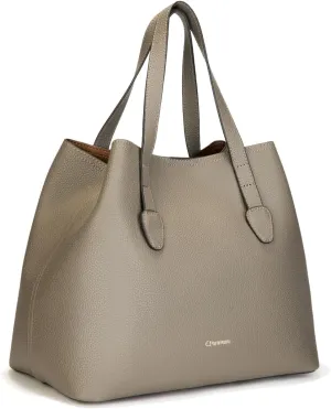 C.Paravano Large Capacity Tote Handbag | Full Grain Leather Tote Bag | Hobo Bag | Women's Top Handle Tote | Travel Work Tote