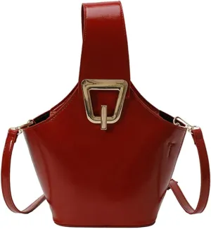 Crescent Hobo Bags Women Trendy PU Leather Bucket Bag Underarm Shoulder Bag Cute Crossbody Phone Purse Tote Handbag 2025