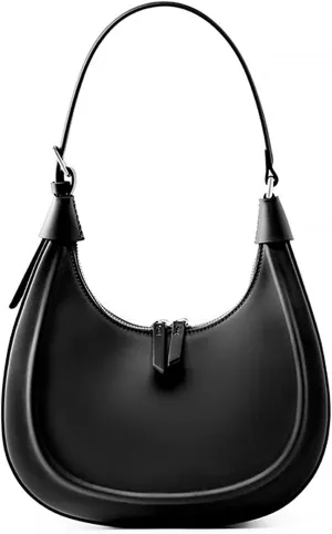 Crescent Shoulder Bags for Women, Genuine Leather Crossbody Purses, Underarm Purses with a Adjustable Strap