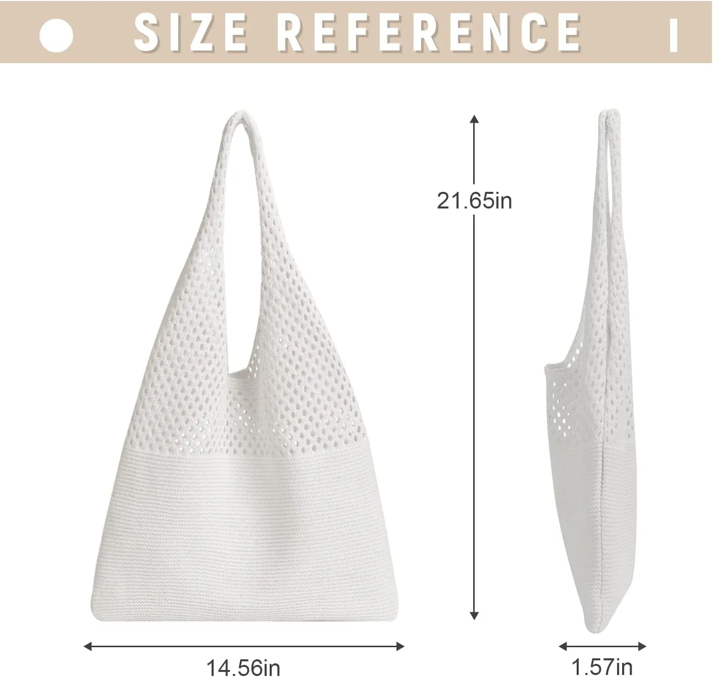 Crochet Mesh Tote Bag Retro Summer Hobo Bag for Women Flower Knitted Shoulder Bags Casual Beach Purse