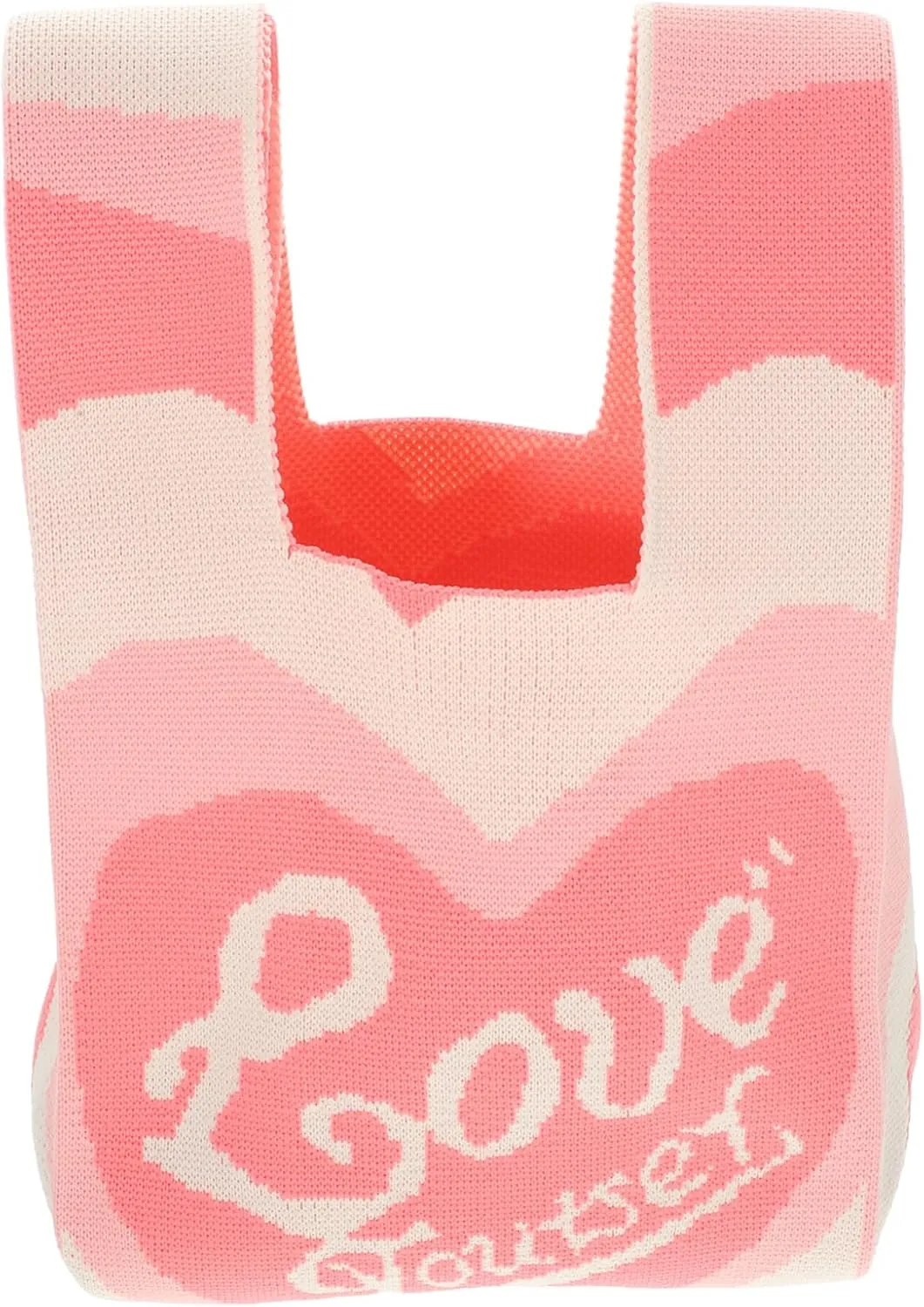 Crochet Tote Knitted Shoulder Bag Crocheted Handbag Woven Tote Bag Bags Knit Tote Bag Women