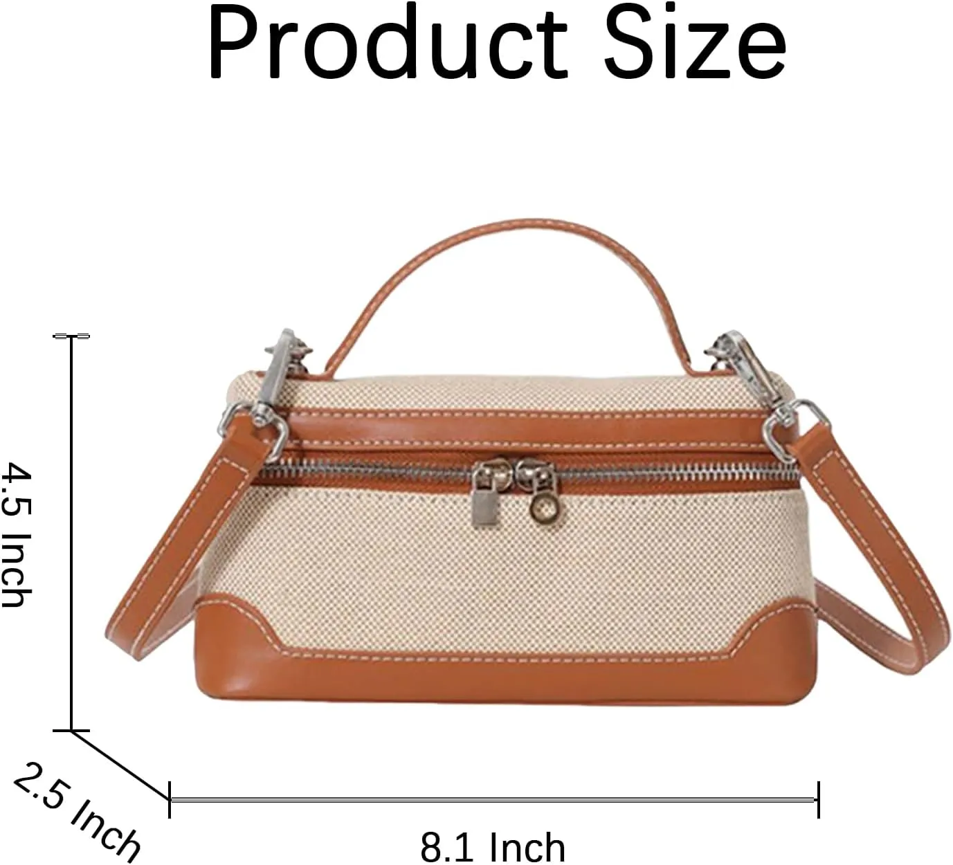 Crossbody Bag for Women Pouch Top-Handle Leather Bag Designer Shoulder Handbag Quiet Luxury Trendy Purse
