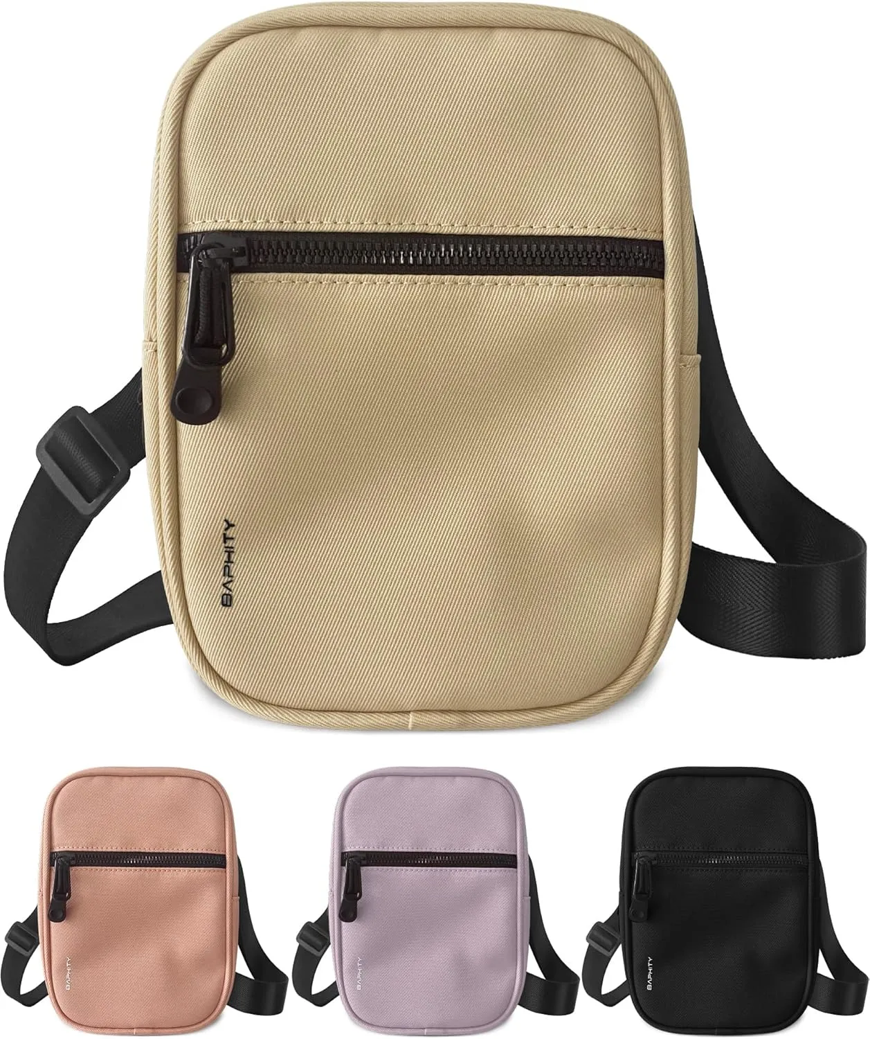 Crossbody Bag Sling Purses for Women Trendy, Convertible Multi Position Fanny Back Pack Sling Bag for Women Cross Body - 1.75L（Khaki）…