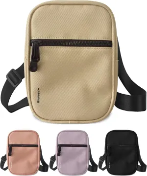 Crossbody Bag Sling Purses for Women Trendy, Convertible Multi Position Fanny Back Pack Sling Bag for Women Cross Body - 1.75L（Khaki）…