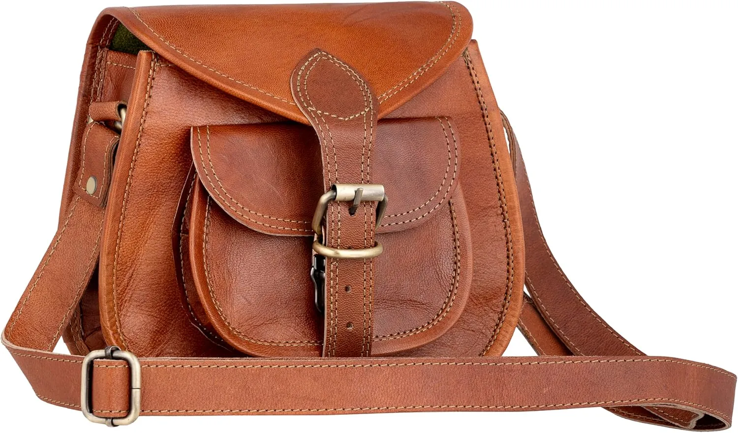 Crossbody Bags for Women Full Grain Leather Purse Handags Crossover Vintage Handmade Travel Shoulder Bag and Purses