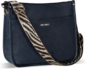 Crossbody Bags for Women Vegan Leather Hobo Handbag Fashion Shoulder Purses with Adjustable Strap