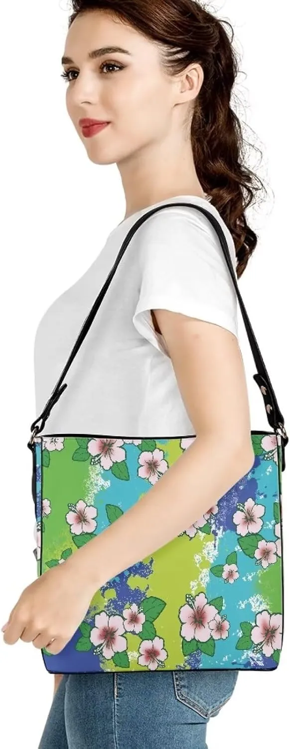Crossbody Purses for Women Hobo Bags Waterproof Bucket Bags PU Leather Crossbody Purses Handbags for Women Trendy