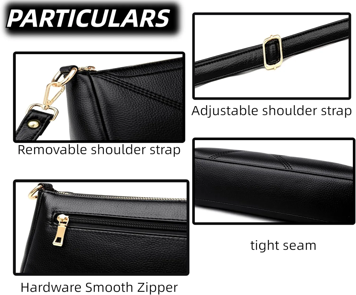 Crossbody Purses For Women Multi Pockets shoulder Handbag With Adjustable Strap Under the Arm Purses