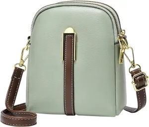 Crossbody Purses New Business Commuteuse Messenger Bag Casual Versatile Adjustable Strap Shoulder Bag (Green, One Size)