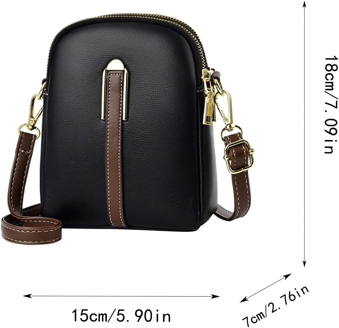 Crossbody Purses New Business Commuteuse Messenger Bag Casual Versatile Adjustable Strap Shoulder Bag (RD2, One Size)