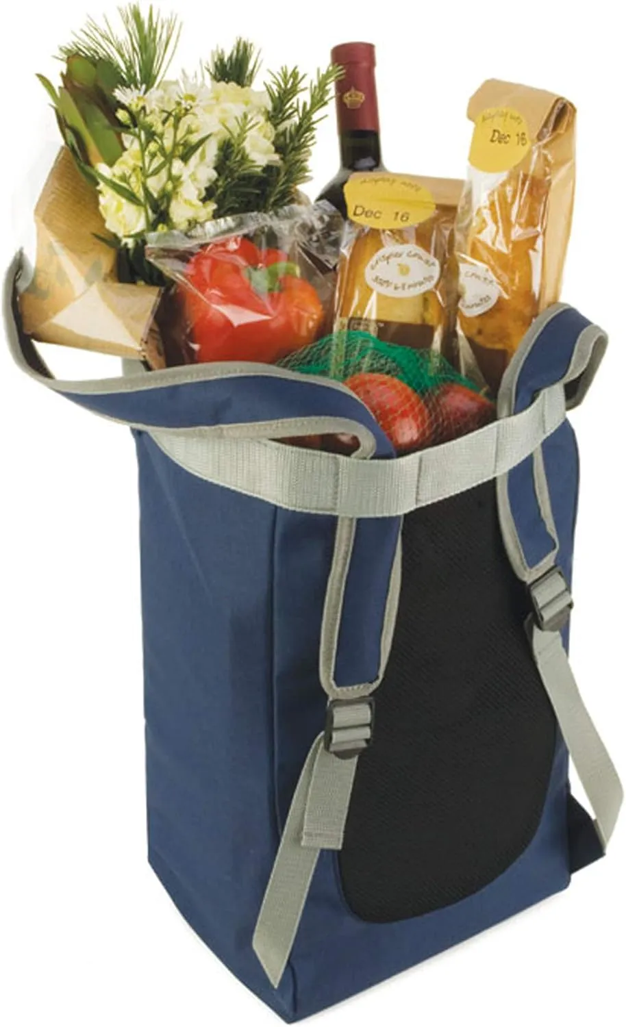 Crossover Tote&Backpack/Shoulder Tote Bag/Multifunction Backpack (Navy)