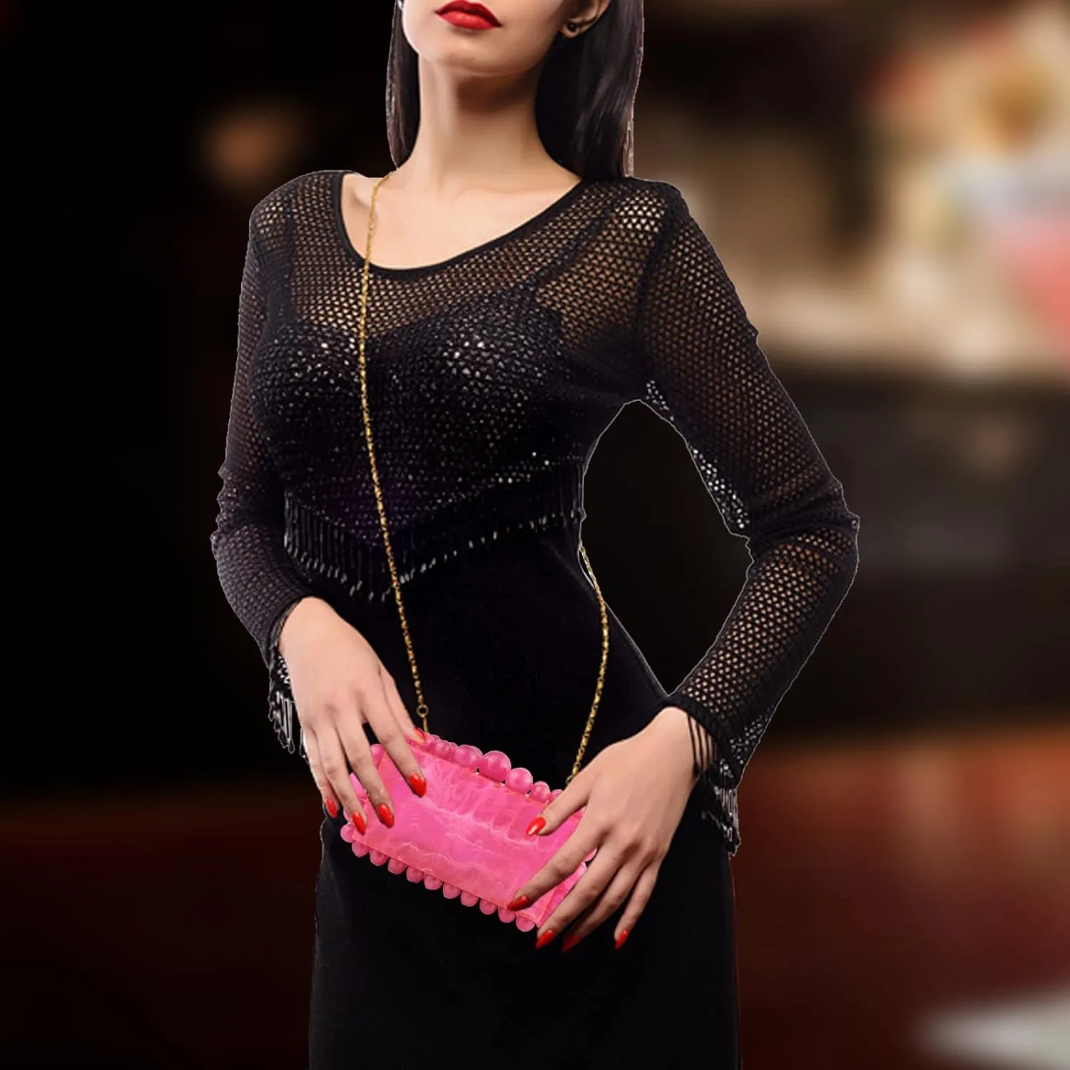 Crystal Clutch Purse Jeweled Purses Rhinestone Clutch for Women Bling Glitter Diamond Bag Purse Evening Bag For Party