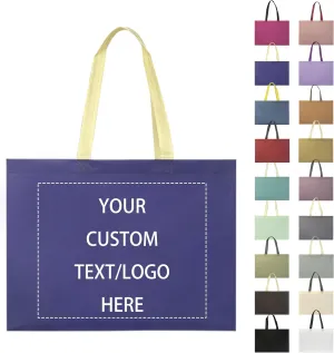 Custom Tote Bags，Personalized Non-Woven bag - Reusable Grocery Bags, Shopping Bags, Promotional Item, Logo,Recyclable