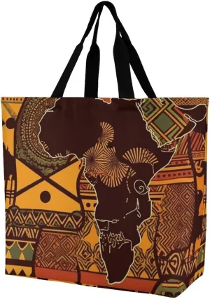 Cute Elephant_80395810 Tote Bags, Reusable Grocery Bags, Large Shopping Bag, Shoulder Bag for Women