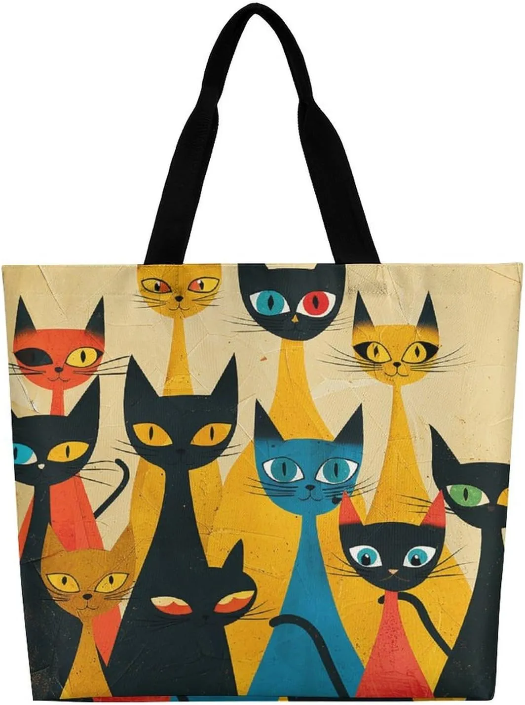 Cute Elephant_80395810 Tote Bags, Reusable Grocery Bags, Large Shopping Bag, Shoulder Bag for Women