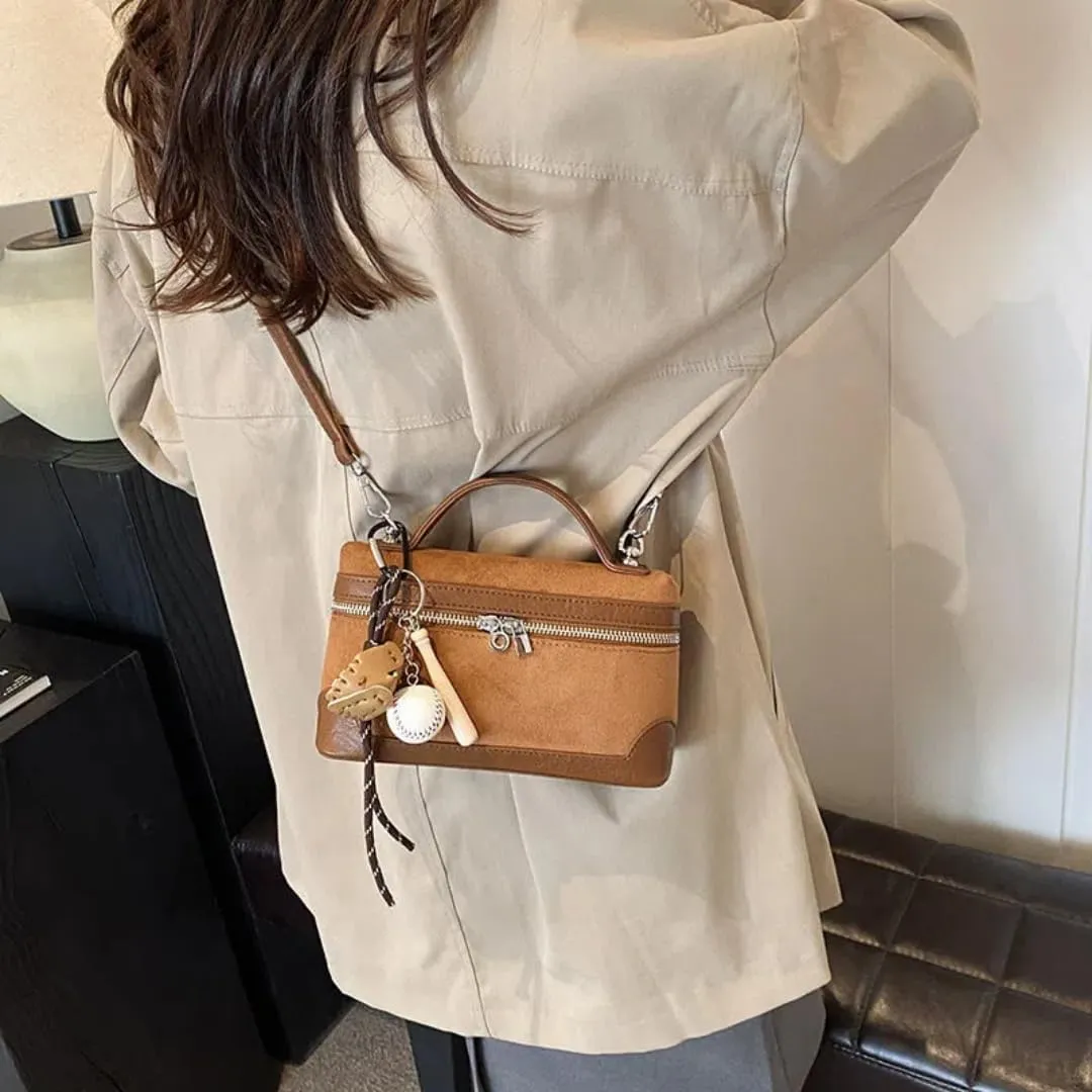 Designer Top-Handle Bag for Women L19 Pouch Crossbody Leather Bag