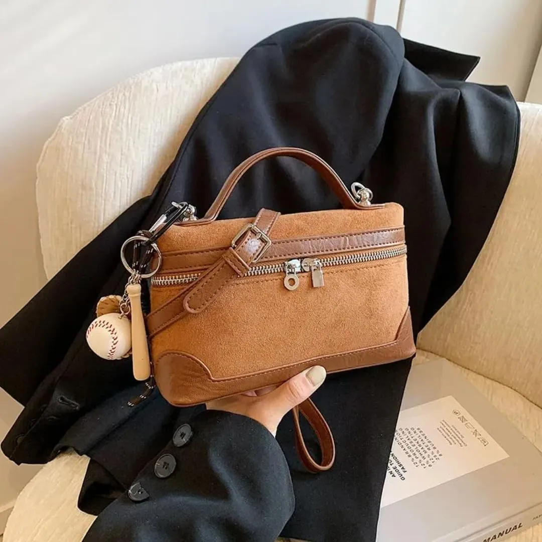 Designer Top-Handle Bag for Women L19 Pouch Crossbody Leather Bag