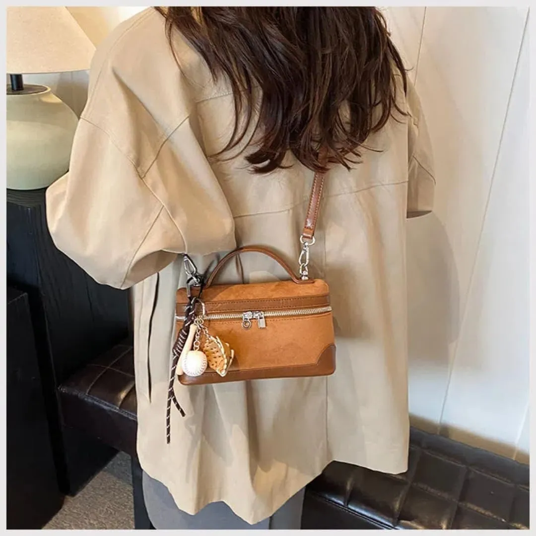 Designer Top-Handle Bag for Women L19 Pouch Crossbody Leather Bag