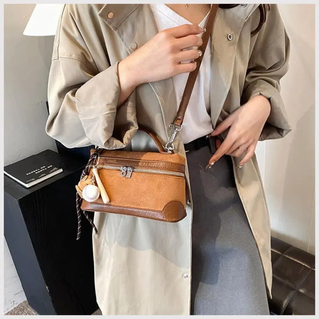 Designer Top-Handle Bag for Women L19 Pouch Crossbody Leather Bag