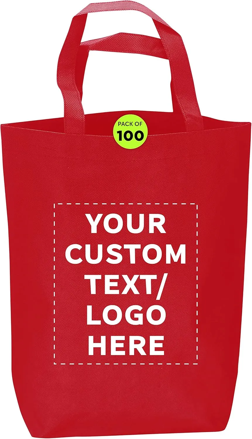 DISCOUNT PROMOS Large Reusable Heavy Duty Tote Bag - Beach Shopping Bag