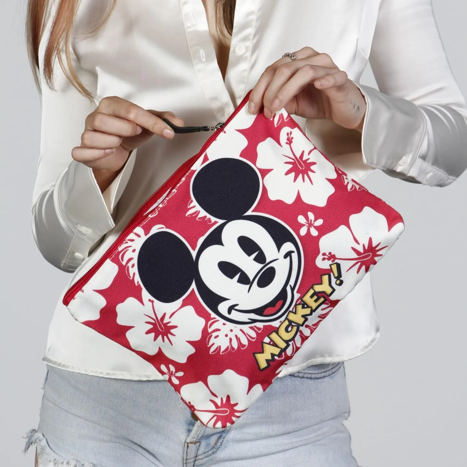 Disney Soleil Toiletry Bag, Red Hawaii, One Size
