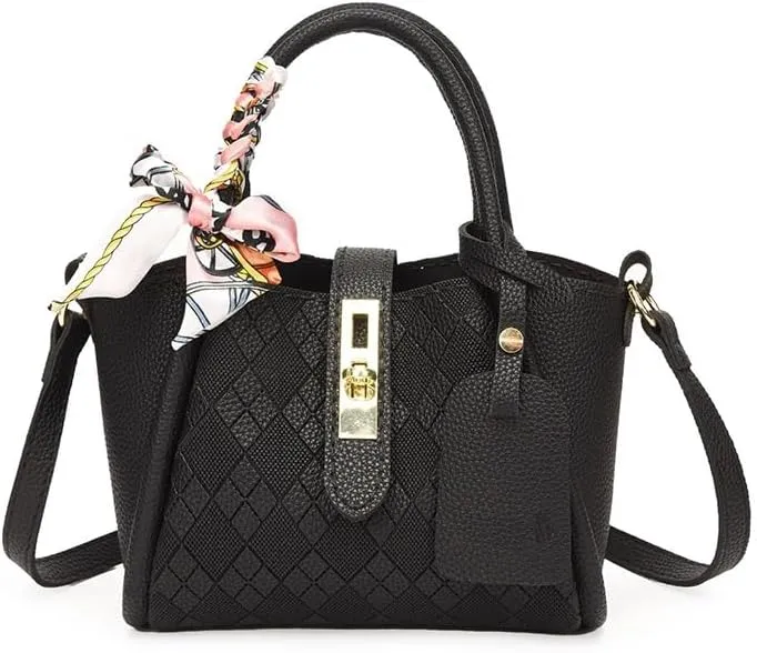 DIY Bag Making Kit 1Set DIY Handmade Bag Handbag Stitching with Sewing Handel Bag Hand Sewing Material Pu Leather Accessories (Color : Black Material)