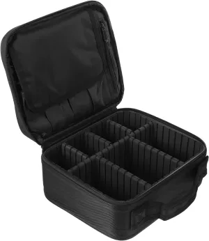 DOITOOL 1pc Travel Storage Bag Makeup Bags Cosmetic Bag Makeup Pouch Travel Toiletry Bag Make up Toiletries, Black, 26X23X9cm