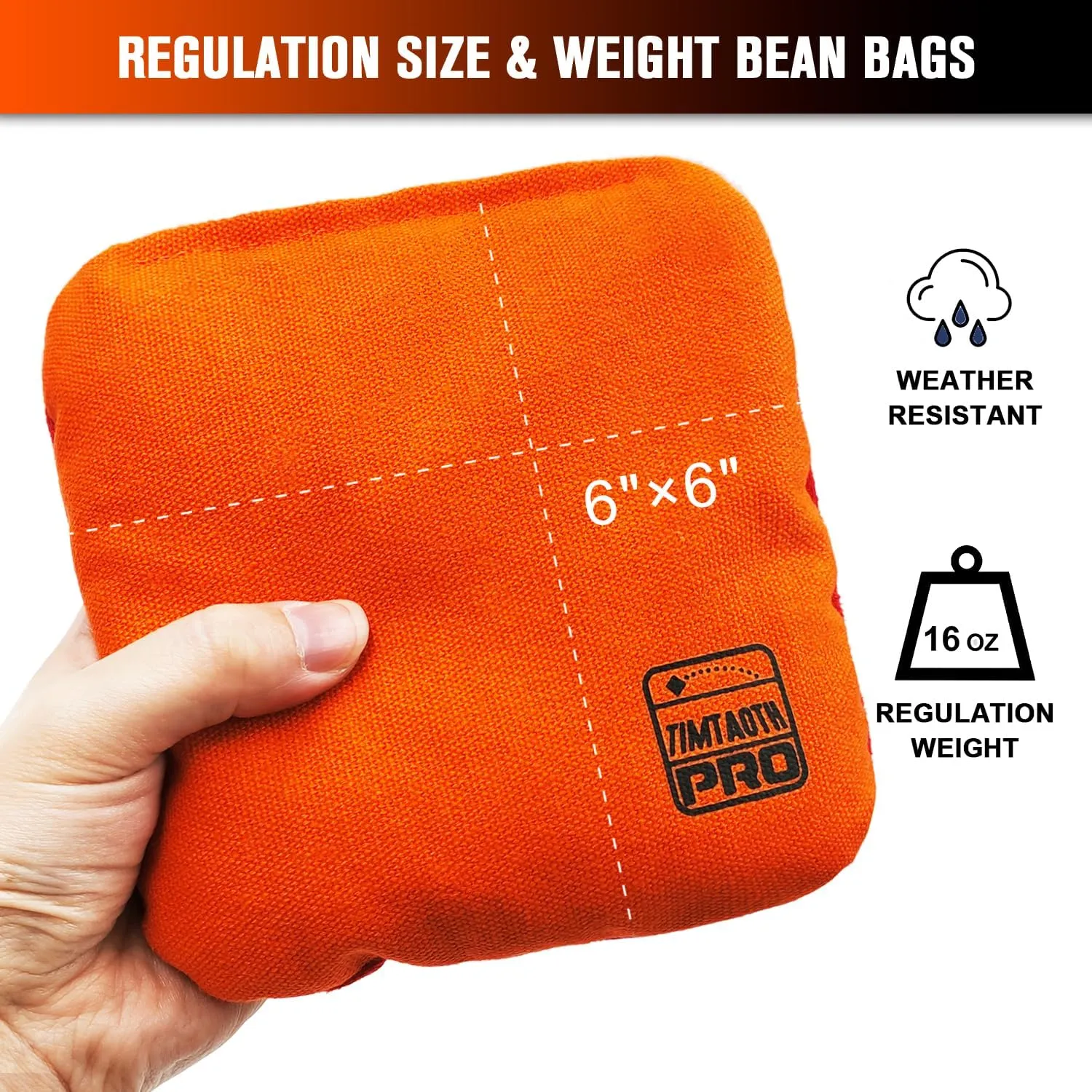 Dual Sided Corn Hole Bags Professional Cornhole Bags Set of 8 Regulation Corn Hole Bean Bags Slick and Stick