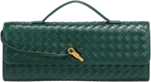 Evening Woven Crossbody Bags for Women Casual Shoulder Shoulder Handbag Clutch Purse Fashion Clutch Purse
