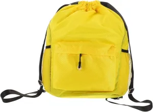 Fitness Drawstring Backpack for Men and Women Large Capacity Sports Bag with Compartment for Gym Beach and Travel Activities
