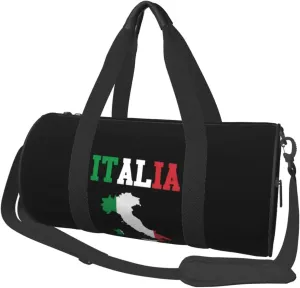 Flag Of Italian Map Travel Duffle Bag Sports Bags Multipurpose Backpack Foldable Travel Bag Tote Bags