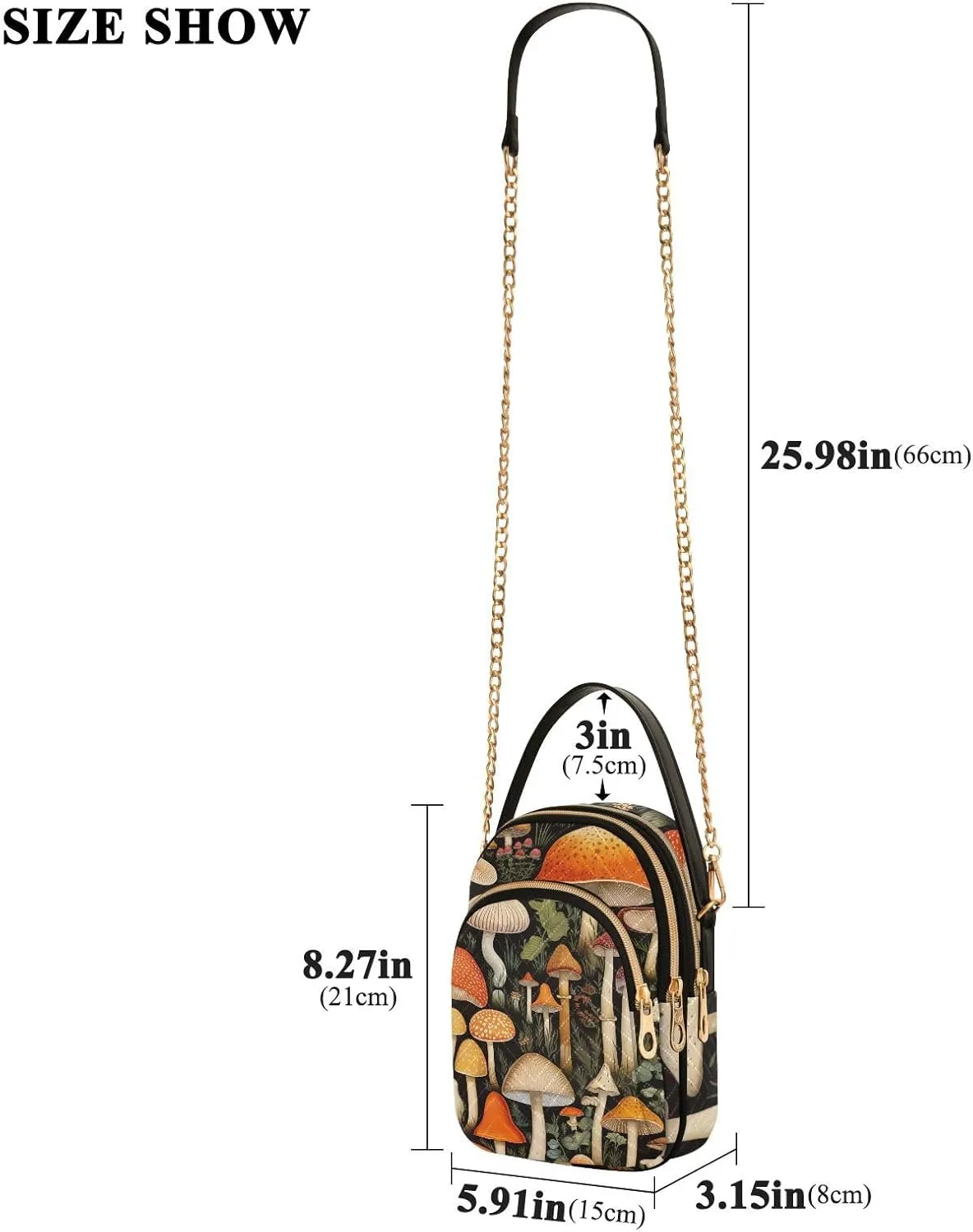 Floral Abstract Geometric Women s Crossbody Handbags, Shoulder Purses for Women Crossbody, Fall Crossbody Purse