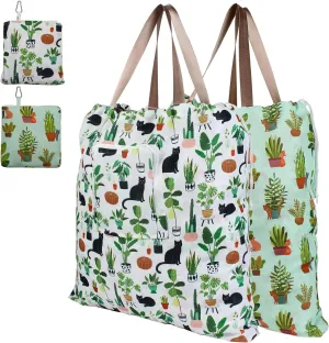 Foldable Travel Laundry Bag with Handle and Drawstring, 2 Pack Expandable Dirty Clothes Bags with Aluminum Carabiner and Zipper, Lightweight Laundry Hamper Liner for Travel, Camp, 20*19 inch