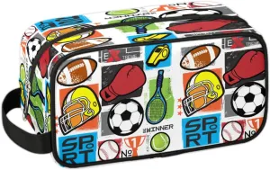 Football Baseball Travel Toiletry Bag for Boys, Waterproof Hanging Dopp Kit with Large Capacity for Men, Shaving Bag for Travel,Sports Shower