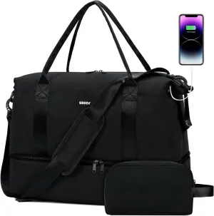 For Spirit Airlines 18x14x8 Personal Item Bag Underseat Carry On Bag with Wet Pocket & Shoe Compartment & USB Charging Port