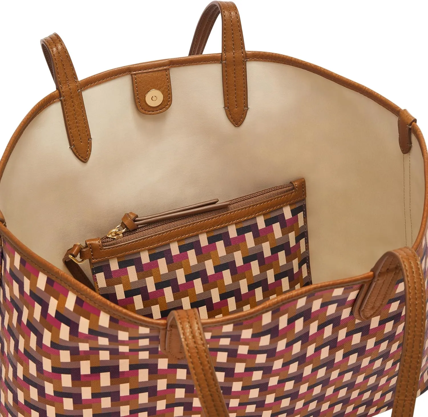 Fossil Women's Williamson Tote Purse Handbag for Women