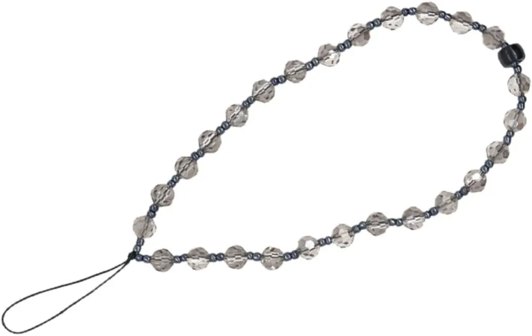 Gadpiparty Fashionable Crystal Phone Hanging Charm Beaded Lanyard -lost Feature Suitable for Office Outdoor Travel