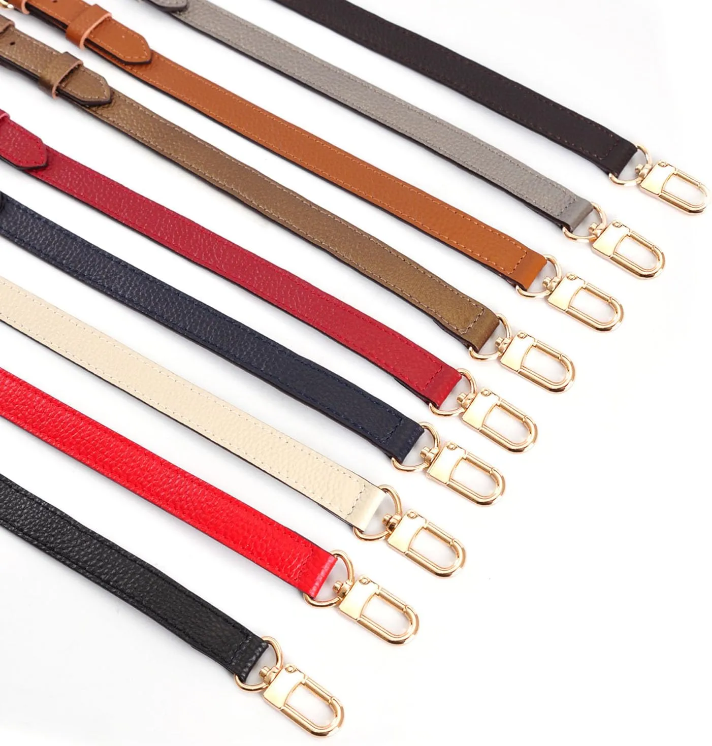 Genuine Leather Adjustable Crossbody Strap Replacement for Women's Crossbody Handbags